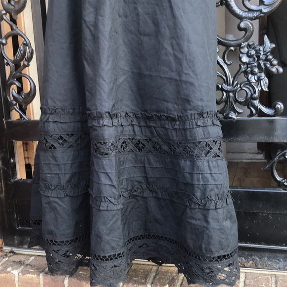 🚨B2G1 New ANN TAYLOR Black Tube Top Midi Evening Dress - Picture 4 of 6